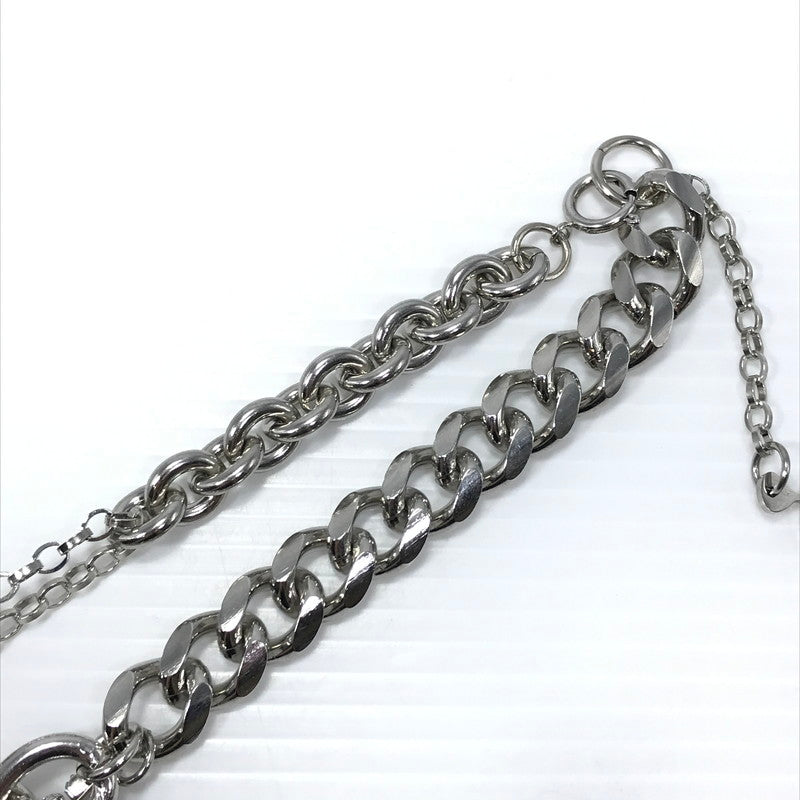 【中古品】【メンズ】 HIDAKA ヒダカ FUSION NECKLACE HDK-NE07 フュージョン ネックレス アクセサリー 192-260507-na-05-tag カラー：シルバー 万代Net店