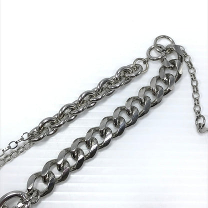 【中古品】【メンズ】 HIDAKA ヒダカ FUSION NECKLACE HDK-NE07 フュージョン ネックレス アクセサリー 192-260507-na-05-tag カラー：シルバー 万代Net店