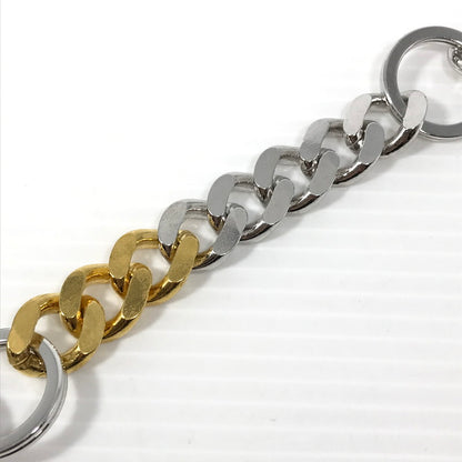 【中古品】【メンズ】 THE OBJECT ザオブジェクト SIGNATURE DOUBLE KARABINA KEYCHAIN COMBINATION TO-HKG-24018 シグネチャー ダブル カラビナ キーチェーン コンビネーション 192-260507-na-07-tag カラー：シルバー/ゴールド 万代Net店