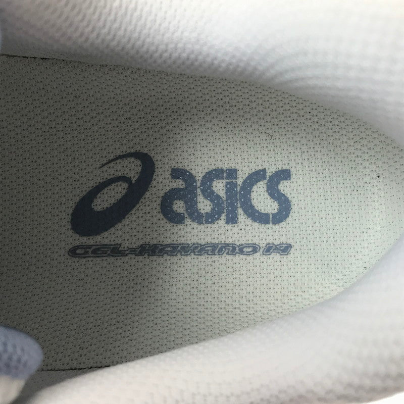【中古美品】【メンズ】 ASICS アシックス GEL-KAYANO 14 1203A537 ゲルカヤノ スニーカー 靴 162-260503-na-17-tagh サイズ：26.5cm US 8 1/2 カラー：WHITE/LIGHT NAVY 万代Net店