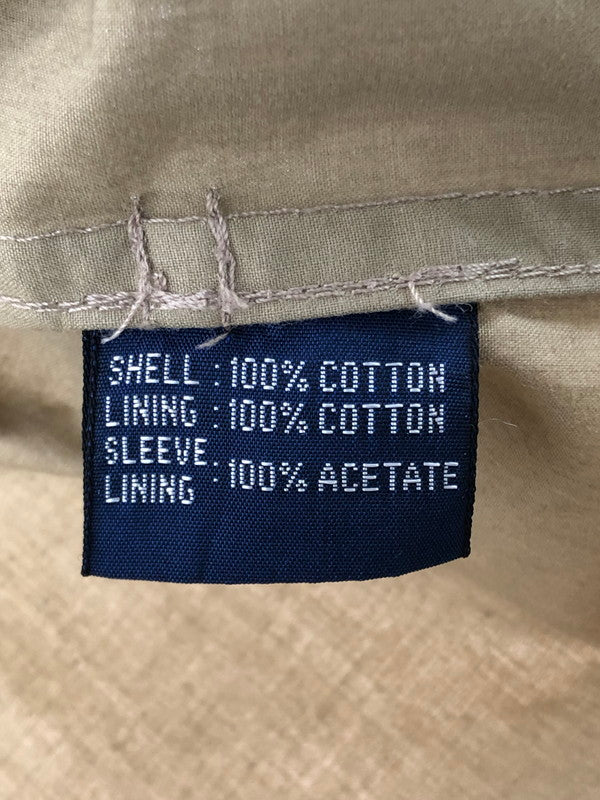 【現状渡し品】【メンズ】 POLO RALPH LAUREN ポロ ラルフローレン 90'S TRENCH COAT 90年代 トレンチコート ライトアウター 146-260509-na-27-tag サイズ：XL カラー：ベージュ 万代Net店