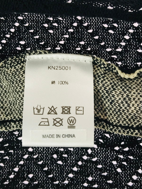 【中古美品】【メンズ】 SATOU サトウ RANMA KNIT POLO KN25001 ニット ポロシャツ 140-260506-na-05-tag サイズ：1 カラー：ブラック 万代Net店