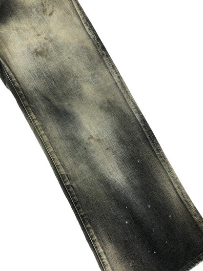 【中古美品】【メンズ】 ANCELLM アンセルム AGING MIDDLE STRAIGHT 5P DENIM PANTS ANC-PT121-A エイジング ミドル ストレート デニムパンツ ボトムス 151-260509-na-31-tag サイズ：1 カラー：BLACK 万代Net店