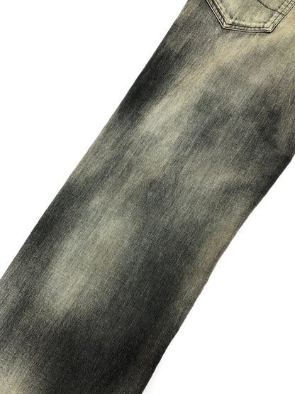 【中古美品】【メンズ】 ANCELLM アンセルム AGING MIDDLE STRAIGHT 5P DENIM PANTS ANC-PT121-A エイジング ミドル ストレート デニムパンツ ボトムス 151-260509-na-31-tag サイズ：1 カラー：BLACK 万代Net店