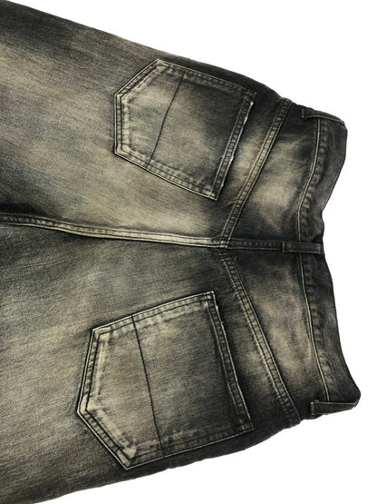 【中古美品】【メンズ】 ANCELLM アンセルム AGING MIDDLE STRAIGHT 5P DENIM PANTS ANC-PT121-A エイジング ミドル ストレート デニムパンツ ボトムス 151-260509-na-31-tag サイズ：1 カラー：BLACK 万代Net店