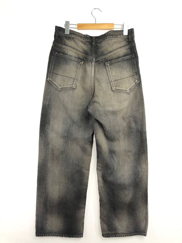 【中古美品】【メンズ】 ANCELLM アンセルム AGING MIDDLE STRAIGHT 5P DENIM PANTS ANC-PT121-A エイジング ミドル ストレート デニムパンツ ボトムス 151-260509-na-31-tag サイズ：1 カラー：BLACK 万代Net店