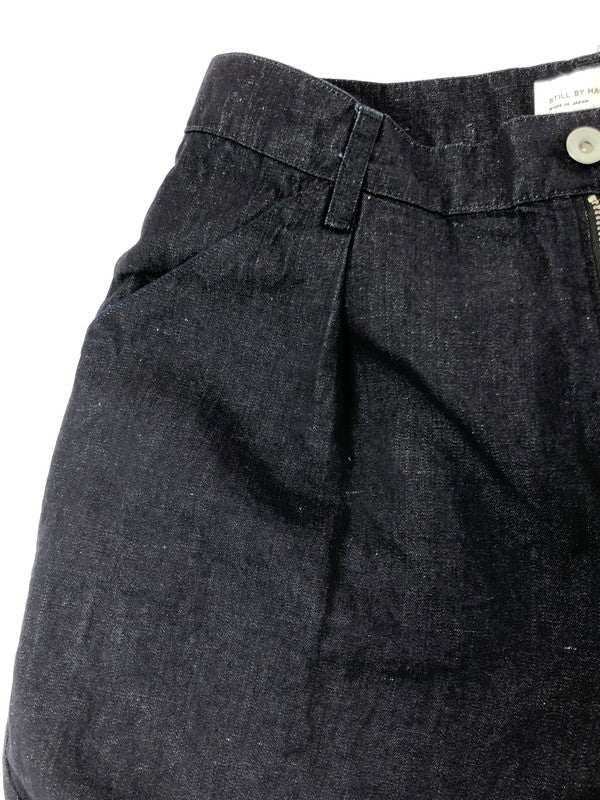 【中古美品】【メンズ】 STILL BY HAND スティルバイハンド HEMP MIXED DENIM PANTS DN02261 ヘンプ ミックス デニムパンツ ボトムス 151-260509-na-30-tag サイズ：44 カラー：DARK NAVY 万代Net店