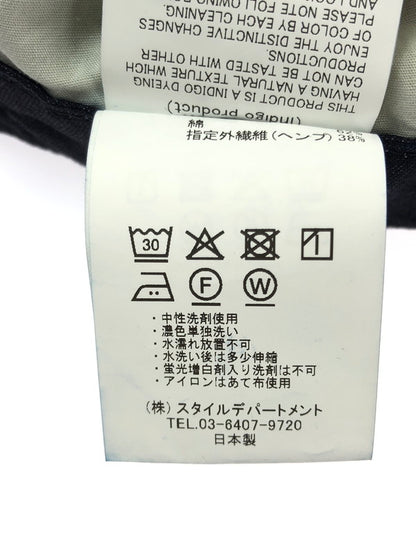 【中古美品】【メンズ】 STILL BY HAND スティルバイハンド HEMP MIXED DENIM PANTS DN02261 ヘンプ ミックス デニムパンツ ボトムス 151-260509-na-30-tag サイズ：44 カラー：DARK NAVY 万代Net店