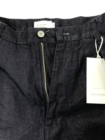【中古美品】【メンズ】 STILL BY HAND スティルバイハンド HEMP MIXED DENIM PANTS DN02261 ヘンプ ミックス デニムパンツ ボトムス 151-260509-na-30-tag サイズ：44 カラー：DARK NAVY 万代Net店