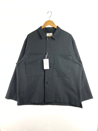 【中古美品】【メンズ】 STILL BY HAND スティル バイ ハンド MIXED COLOUR SHIRT JACKET BL04261 ミックス カラー シャツ ジャケット ライトアウター 140-260505-rt-24-tag サイズ：50 カラー：ブラック 万代Net店