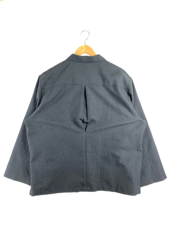 【中古美品】【メンズ】 STILL BY HAND スティル バイ ハンド MIXED COLOUR SHIRT JACKET BL04261 ミックス カラー シャツ ジャケット ライトアウター 140-260505-rt-24-tag サイズ：50 カラー：ブラック 万代Net店