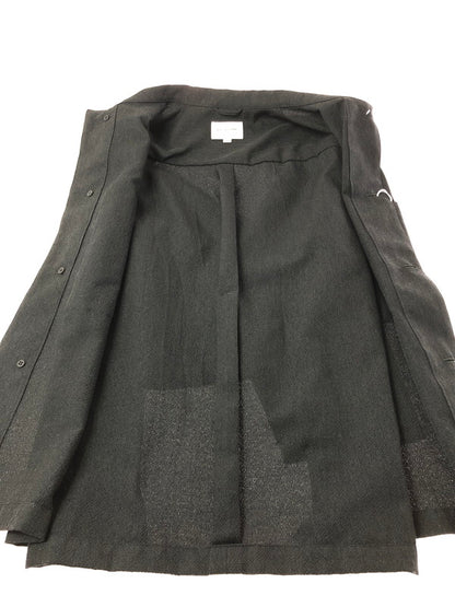 【中古美品】【メンズ】 STILL BY HAND スティル バイ ハンド MIXED COLOUR SHIRT JACKET BL04261 ミックス カラー シャツ ジャケット ライトアウター 140-260505-rt-24-tag サイズ：50 カラー：ブラック 万代Net店