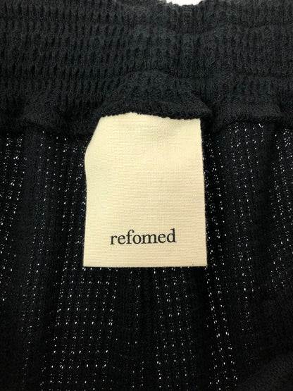 【中古美品】【メンズ】 REFOMED リフォメッド AZEAMI THERMAL PANTS REPT-046 アゼアミ サーマルパンツ ボトムス 151-260514-rt-10-tagh サイズ：2 カラー：ブラック 万代Net店