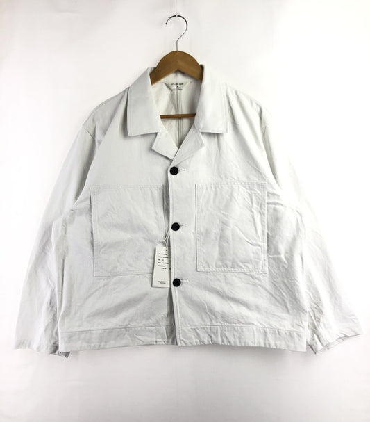 【中古品】【メンズ】 STILL BY HAND スティル バイ ハンド MIXED COLOUR SHIRT JACKET BL04261 ミックス カラー シャツ ジャケット ライトアウター 140-260505-rt-23-tag サイズ：46 カラー：ホワイト 万代Net店