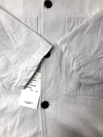 【中古品】【メンズ】 STILL BY HAND スティル バイ ハンド MIXED COLOUR SHIRT JACKET BL04261 ミックス カラー シャツ ジャケット ライトアウター 140-260505-rt-23-tag サイズ：46 カラー：ホワイト 万代Net店