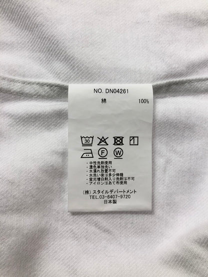 【中古品】【メンズ】 STILL BY HAND スティル バイ ハンド MIXED COLOUR SHIRT JACKET BL04261 ミックス カラー シャツ ジャケット ライトアウター 140-260505-rt-23-tag サイズ：46 カラー：ホワイト 万代Net店