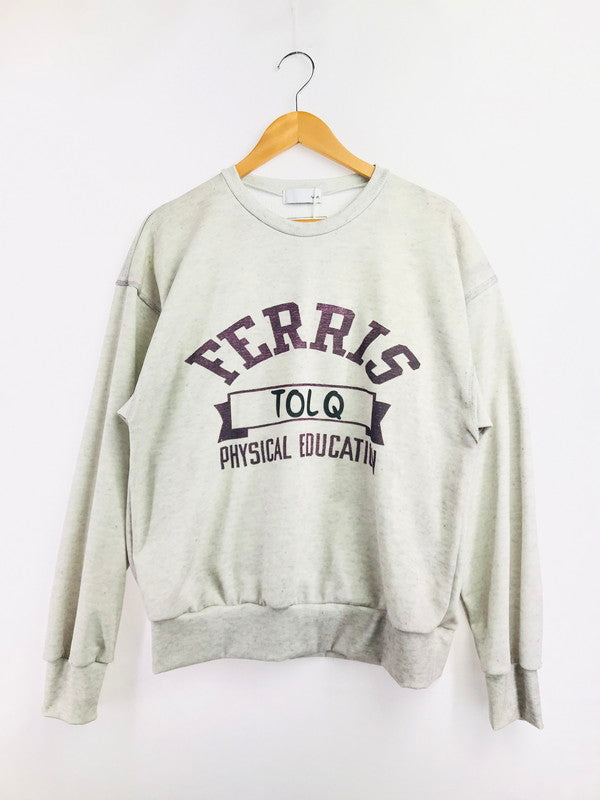 【中古美品】【メンズ】 TOLQ トルク TROMPE L'OEIL SWEATSHIRT 26-1202 トロンプルイユ スウェットシャツ トレーナー 140-260506-na-07-tag サイズ：3 カラー：グレー 万代Net店