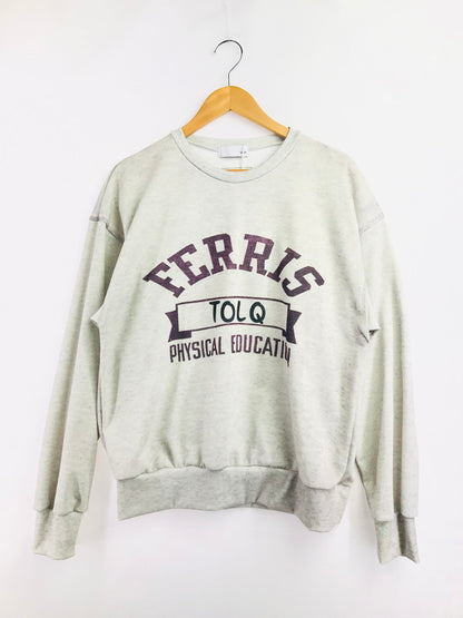 【中古美品】【メンズ】 TOLQ トルク TROMPE L'OEIL SWEATSHIRT 26-1202 トロンプルイユ スウェットシャツ トレーナー 140-260506-na-07-tag サイズ：3 カラー：グレー 万代Net店