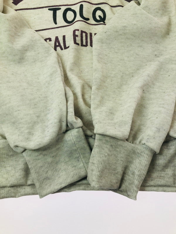 【中古美品】【メンズ】 TOLQ トルク TROMPE L'OEIL SWEATSHIRT 26-1202 トロンプルイユ スウェットシャツ トレーナー 140-260506-na-07-tag サイズ：3 カラー：グレー 万代Net店