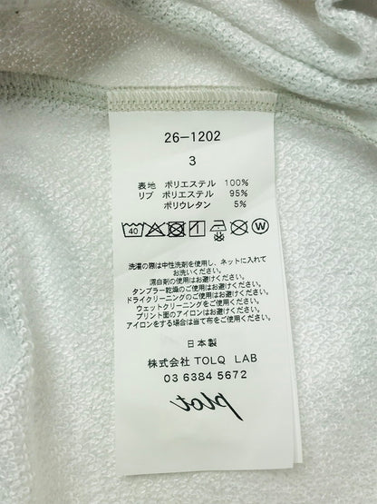【中古美品】【メンズ】 TOLQ トルク TROMPE L'OEIL SWEATSHIRT 26-1202 トロンプルイユ スウェットシャツ トレーナー 140-260506-na-07-tag サイズ：3 カラー：グレー 万代Net店