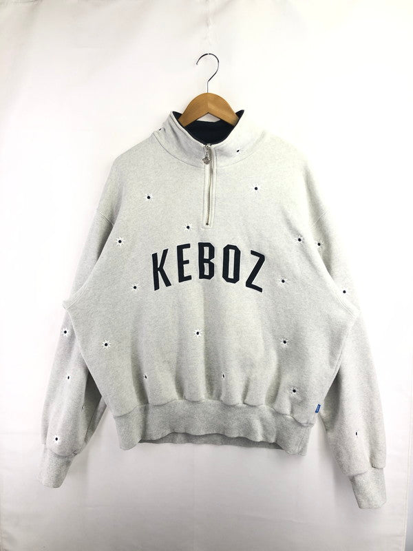 【中古品】【メンズ】 KEBOZ ケボズ ×NICK GEAR ニックギア × FREAK'S STORE フリークスストア HALF ZIP SWEAT FS223-1295G ハーフジップ スウェット 142-260518-na-23-tagh サイズ：L カラー：グレー 万代Net店