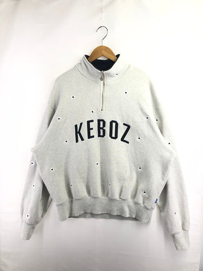 【中古品】【メンズ】 KEBOZ ケボズ ×NICK GEAR ニックギア × FREAK'S STORE フリークスストア HALF ZIP SWEAT FS223-1295G ハーフジップ スウェット 142-260518-na-23-tagh サイズ：L カラー：グレー 万代Net店