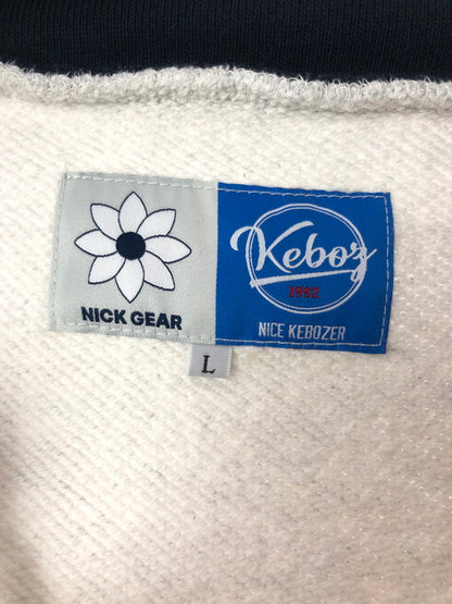 【中古品】【メンズ】 KEBOZ ケボズ ×NICK GEAR ニックギア × FREAK'S STORE フリークスストア HALF ZIP SWEAT FS223-1295G ハーフジップ スウェット 142-260518-na-23-tagh サイズ：L カラー：グレー 万代Net店
