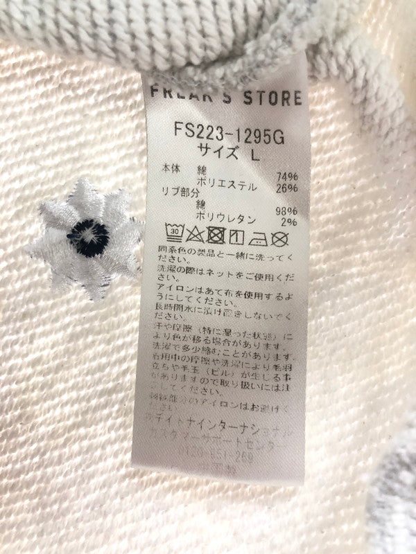 【中古品】【メンズ】 KEBOZ ケボズ ×NICK GEAR ニックギア × FREAK'S STORE フリークスストア HALF ZIP SWEAT FS223-1295G ハーフジップ スウェット 142-260518-na-23-tagh サイズ：L カラー：グレー 万代Net店