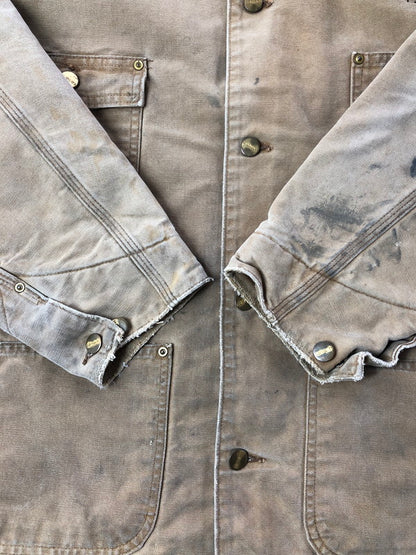 【現状渡し品】【メンズ】 CARHARTT カーハート 80～90's BLANKET LINER MICHIGAN CHORE COAT 80～90年代 ブランケット ライナー ミシガン チョア コート 146-260505-rt-29-tag サイズ：不明 下記参照 カラー：キャメル 万代Net店