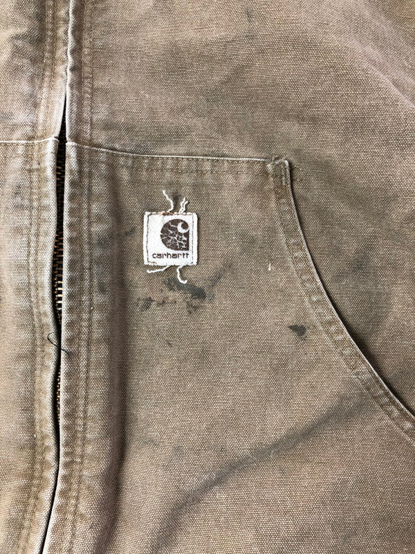 【現状渡し品】【メンズ】 CARHARTT カーハート 00's ACTIVE JACKET J130 SDL 03年製 アクティブ ジャケット アウター 146-260505-rt-30-tag サイズ：XL カラー：サンドベージュ 万代Net店