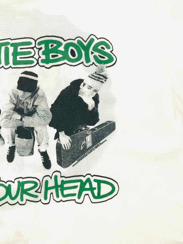 【中古品】【メンズ】 SAINT MICHAEL セントマイケル × BEASTIE BOYS ビースティボーイズ 26SS BTB_SS T-SHIRT SM-MK8-0000-C23 Tシャツ 半袖Tシャツ 142-260506-na-03-tag サイズ：XXL カラー：ホワイト 万代Net店