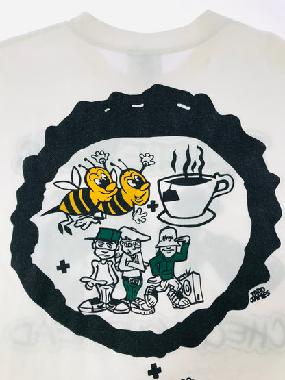 【中古品】【メンズ】 SAINT MICHAEL セントマイケル × BEASTIE BOYS ビースティボーイズ 26SS BTB_SS T-SHIRT SM-MK8-0000-C23 Tシャツ 半袖Tシャツ 142-260506-na-03-tag サイズ：XXL カラー：ホワイト 万代Net店