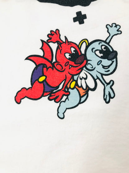 【中古品】【メンズ】 SAINT MICHAEL セントマイケル × BEASTIE BOYS ビースティボーイズ 26SS BTB_SS T-SHIRT SM-MK8-0000-C23 Tシャツ 半袖Tシャツ 142-260506-na-03-tag サイズ：XXL カラー：ホワイト 万代Net店