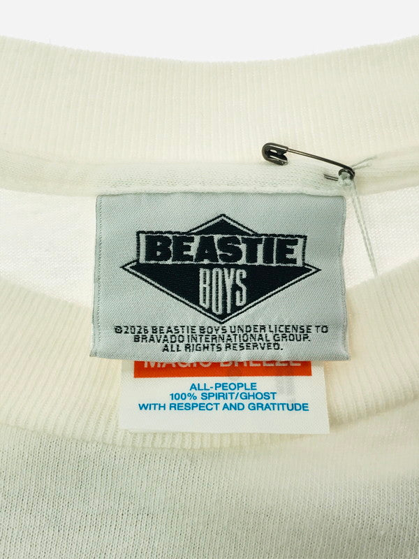 【中古品】【メンズ】 SAINT MICHAEL セントマイケル × BEASTIE BOYS ビースティボーイズ 26SS BTB_SS T-SHIRT SM-MK8-0000-C23 Tシャツ 半袖Tシャツ 142-260506-na-03-tag サイズ：XXL カラー：ホワイト 万代Net店