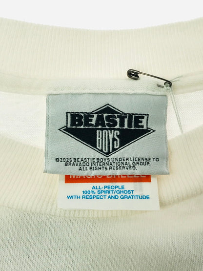 【中古品】【メンズ】 SAINT MICHAEL セントマイケル × BEASTIE BOYS ビースティボーイズ 26SS BTB_SS T-SHIRT SM-MK8-0000-C23 Tシャツ 半袖Tシャツ 142-260506-na-03-tag サイズ：XXL カラー：ホワイト 万代Net店