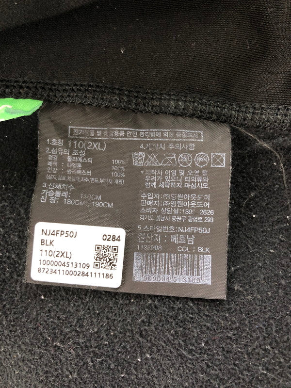 【現状渡し品】【メンズ】 THE NORTH FACE ザ ノースフェイス WHITE LABEL ホワイトレーベル RIMO FLEECE JACKET NJ4FP50J リモ フリースジャケット アウター 144-260523-na-22-tagh サイズ：2XL カラー：ブラック 万代Net店
