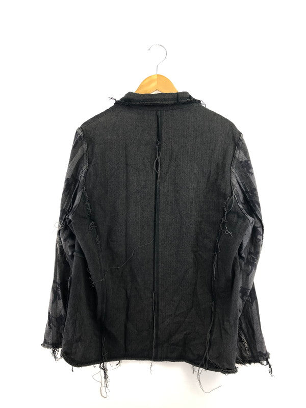【中古品】【メンズ】 UNDERCOVER ISM アンダーカバー イズム 03AW PAPER DOLL期 FRINGE DAMAGE JACKET V200 ドール期 フリンジ ダメージ ジャケット 140-260505-rt-32-tag サイズ：L カラー：ブラック 万代Net店