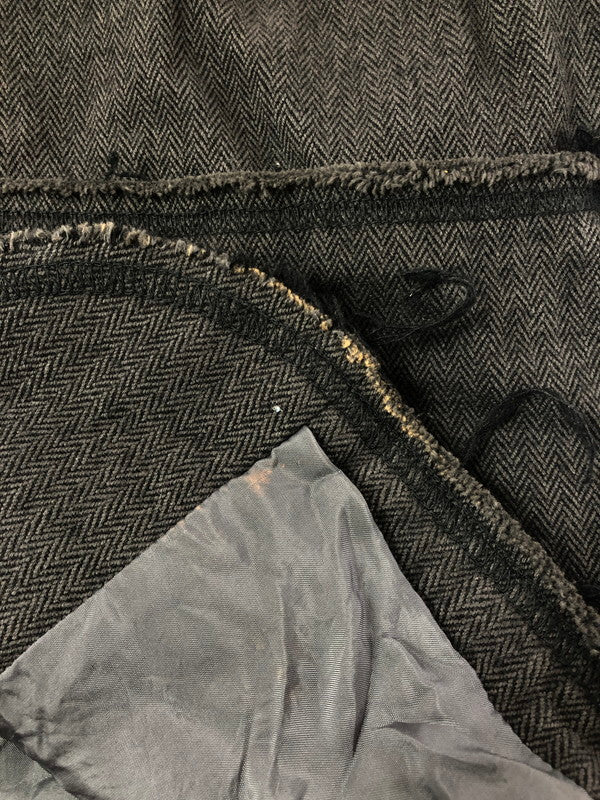 【中古品】【メンズ】 UNDERCOVER ISM アンダーカバー イズム 03AW PAPER DOLL期 FRINGE DAMAGE JACKET V200 ドール期 フリンジ ダメージ ジャケット 140-260505-rt-32-tag サイズ：L カラー：ブラック 万代Net店