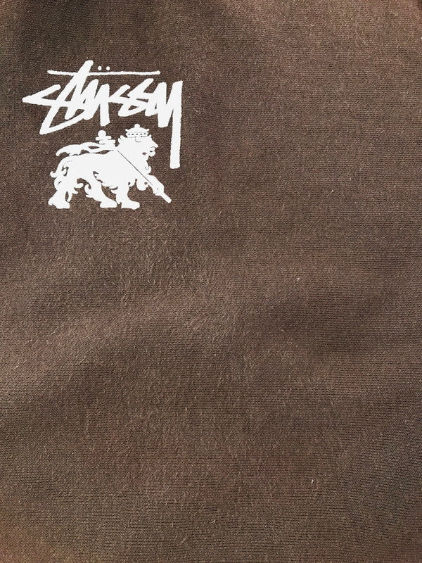 【中古品】【メンズ】 STUSSY ステューシー 1914770 RASTA DOT SWEAT ラスタ ドット クルー スウェット トレーナー 142-260506-na-08-tag サイズ：XL カラー：ブラウン 万代Net店