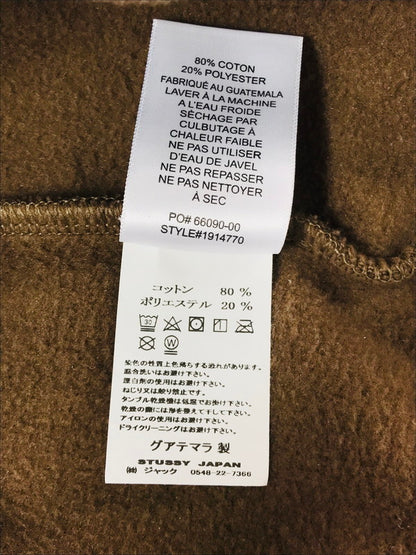 【中古品】【メンズ】 STUSSY ステューシー 1914770 RASTA DOT SWEAT ラスタ ドット クルー スウェット トレーナー 142-260506-na-08-tag サイズ：XL カラー：ブラウン 万代Net店