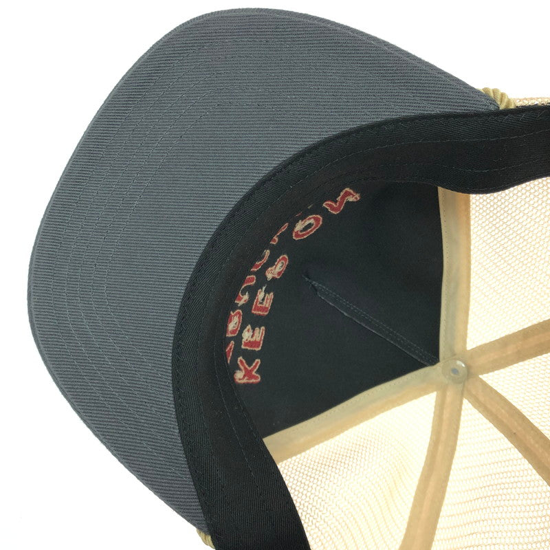 【中古美品】【メンズ】 WEIRDO ウィアード TRUCKER CAP WRD61G03 トラッカーキャップ 帽子 アクセサリー 185-260714-YY-07-tagh サイズ：F カラー：グレー/ベージュ 万代Net店