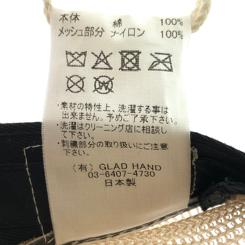 【中古美品】【メンズ】 WEIRDO ウィアード TRUCKER CAP WRD61G03 トラッカーキャップ 帽子 アクセサリー 185-260714-YY-07-tagh サイズ：F カラー：グレー/ベージュ 万代Net店