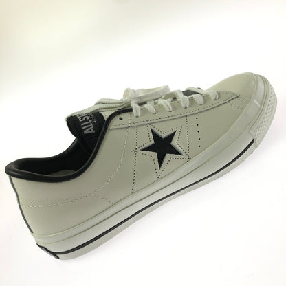 【中古美品】【メンズ】 CONVERSE コンバース ONE STAR J ワンスター J 日本製 スニーカー 靴 162-260612-na-07-tagh サイズ：26.5cm US 8 カラー：WHITE/BLACK 万代Net店
