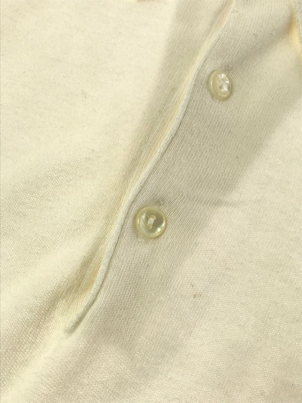 【現状渡し品】【メンズ】 JOHN SMEDLEY'S ジョンス メドレー 80's SS KNIT POLO SHIRT 80年代 ニット ポロシャツ 英国製 ヴヴィンテージ トップス 146-260604-rt-22-tagh サイズ：40 カラー：ホワイト 万代Net店