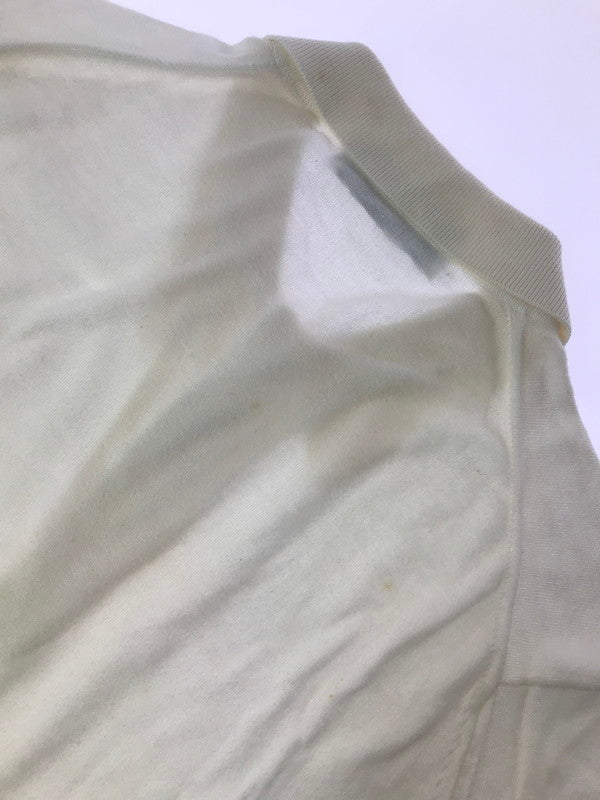 【現状渡し品】【メンズ】 JOHN SMEDLEY'S ジョンス メドレー 80's SS KNIT POLO SHIRT 80年代 ニット ポロシャツ 英国製 ヴヴィンテージ トップス 146-260604-rt-22-tagh サイズ：40 カラー：ホワイト 万代Net店