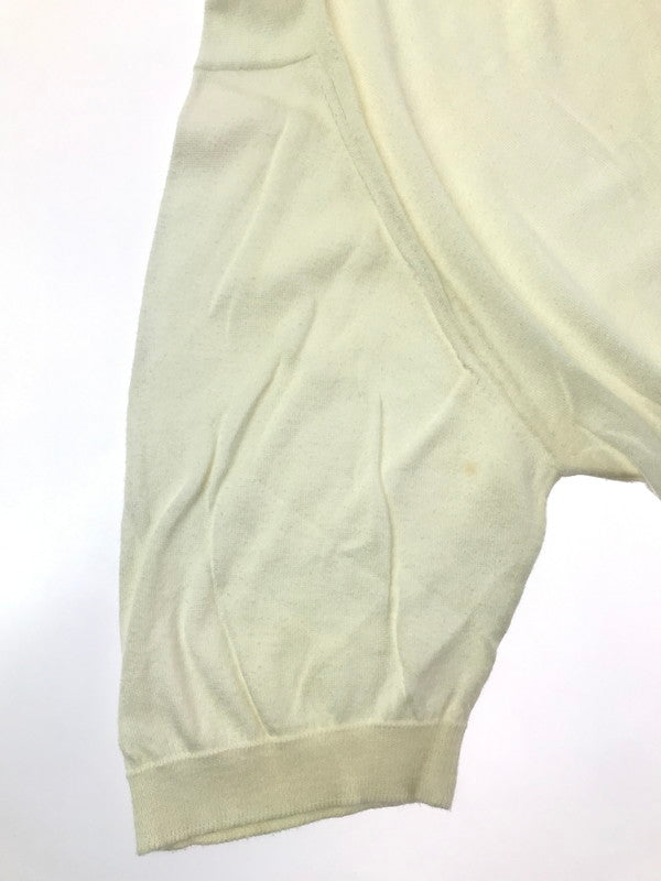 【現状渡し品】【メンズ】 JOHN SMEDLEY'S ジョンス メドレー 80's SS KNIT POLO SHIRT 80年代 ニット ポロシャツ 英国製 ヴヴィンテージ トップス 146-260604-rt-22-tagh サイズ：40 カラー：ホワイト 万代Net店