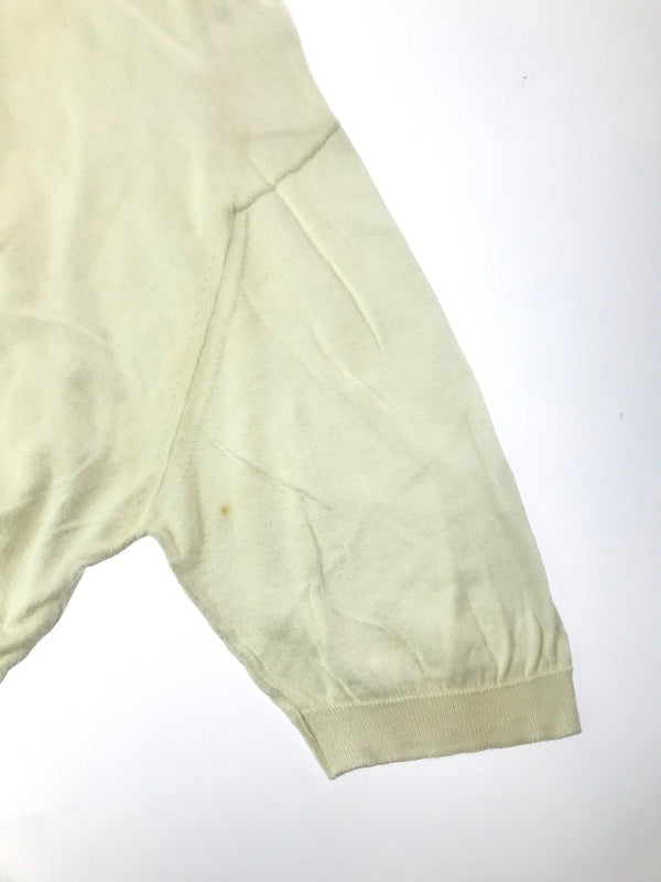 【現状渡し品】【メンズ】 JOHN SMEDLEY'S ジョンス メドレー 80's SS KNIT POLO SHIRT 80年代 ニット ポロシャツ 英国製 ヴヴィンテージ トップス 146-260604-rt-22-tagh サイズ：40 カラー：ホワイト 万代Net店