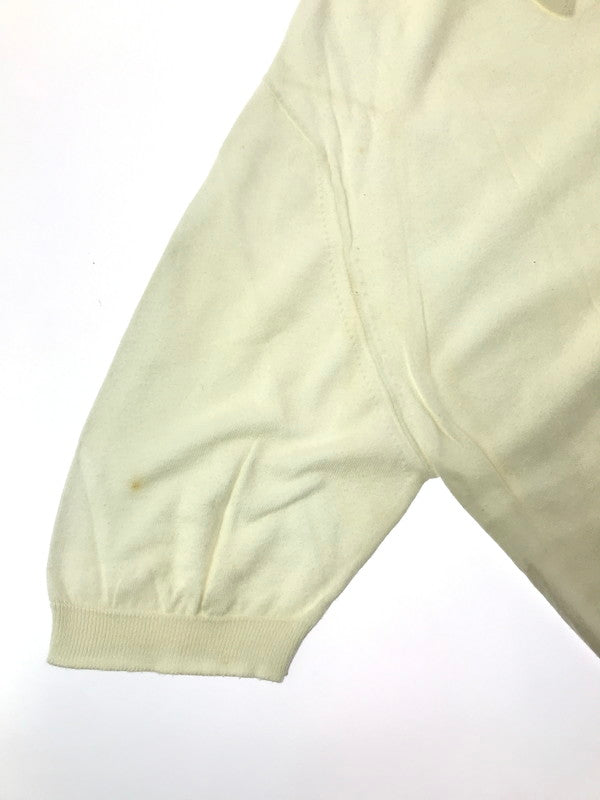 【現状渡し品】【メンズ】 JOHN SMEDLEY'S ジョンス メドレー 80's SS KNIT POLO SHIRT 80年代 ニット ポロシャツ 英国製 ヴヴィンテージ トップス 146-260604-rt-22-tagh サイズ：40 カラー：ホワイト 万代Net店