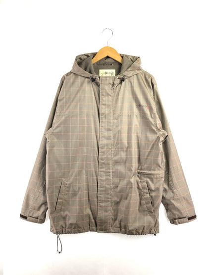 【中古品】【メンズ】 OLD STUSSY GEAR オールド ステューシー ギア CHECK NYLON MOUNTAIN JACKET 紺タグ チェック NYLON マウンテン ジャケット 142-260505-rt-26-tag サイズ：L カラー：マルチカラー 万代Net店