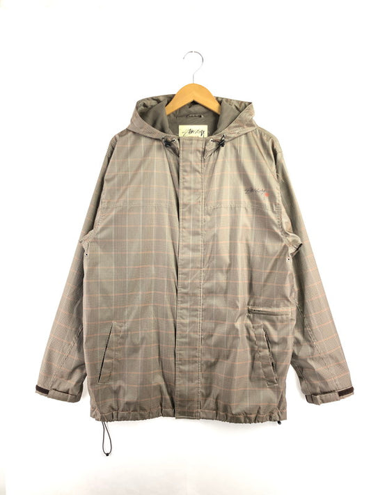 【中古品】【メンズ】 OLD STUSSY GEAR オールド ステューシー ギア CHECK NYLON MOUNTAIN JACKET 紺タグ チェック NYLON マウンテン ジャケット 142-260505-rt-26-tag サイズ：L カラー：マルチカラー 万代Net店